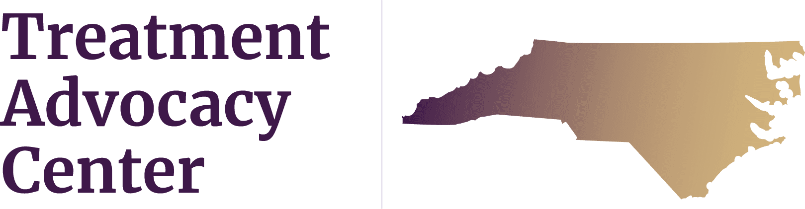 State of North Carolina next to Treatment Advocacy Center text, symbolizing local severe mental illness data, laws, and resources