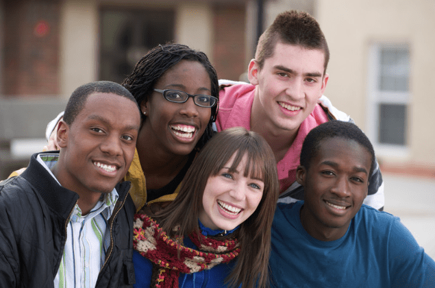 Group of young adults