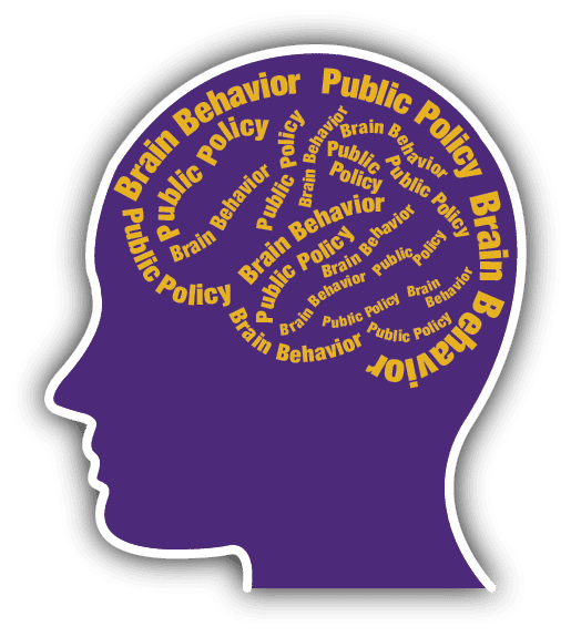 profile with brain