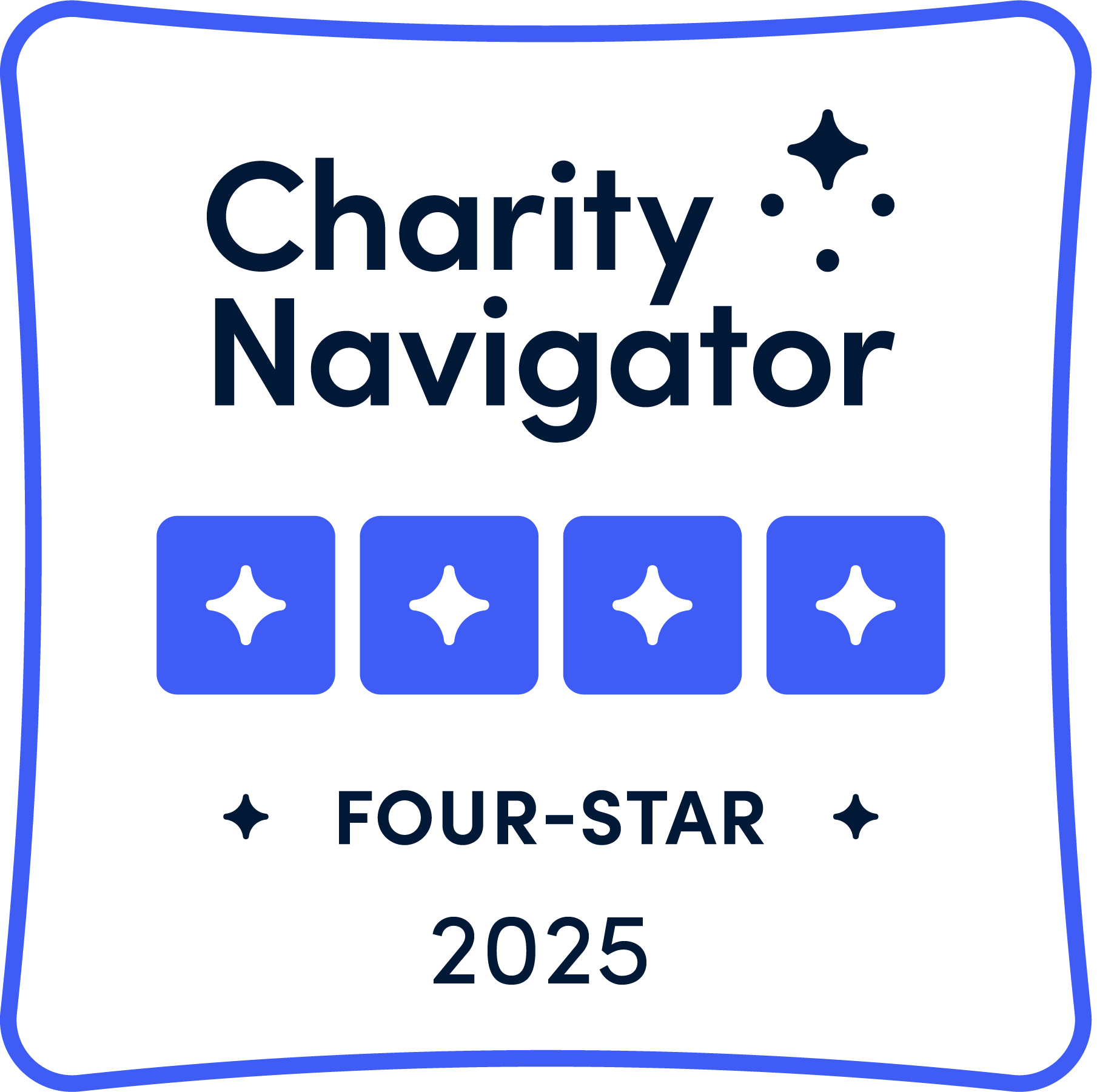 Charity Navigator - Four start - 2025
